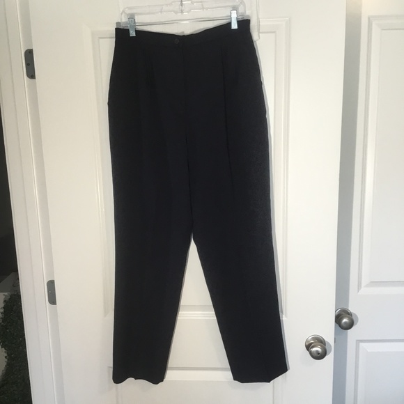 Evan Picone Pants - Evan-Picone Ladies Lined Dress Pants Navy Blue Size 12